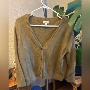 Cute Angora Rabbit Hair Cardigan